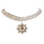 Iconic Chain Choker with Cloister Sacred Heart Medallion